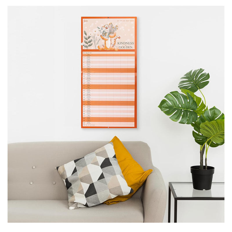 Calendrier de planification familiale Disney Winnie l'Ourson