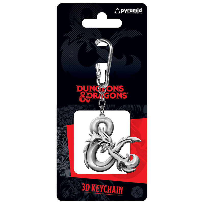 Dungeons & Dragons Logo Ampersand 3D keychain 6cm Nerdscape