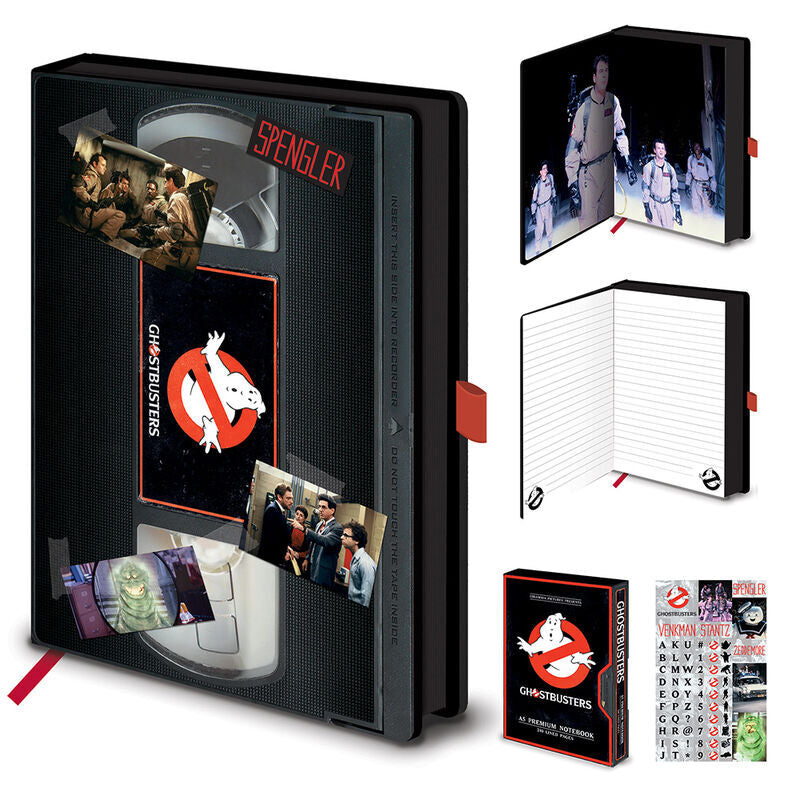Ghostbusters VHS A5 premium notebook