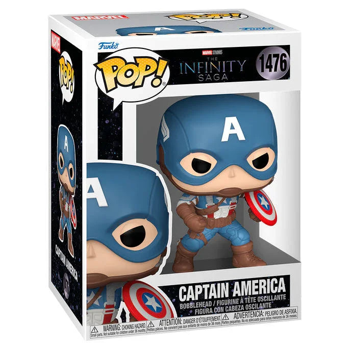 Funko Pop! Infinity Saga Captain America - Figura da Collezione Vinyl Nerdscape