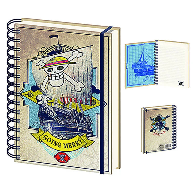 One Piece Going Merry A5 notebook Nerdscape