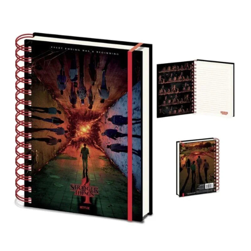 Stranger Things A5 notebook Nerdscape