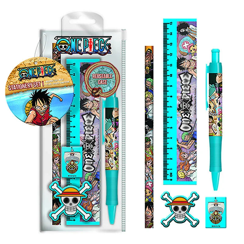 One Piece stationery set Nerdscape