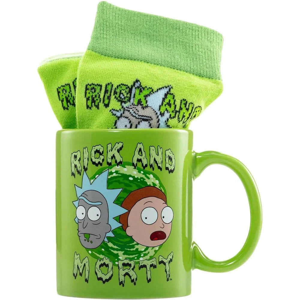 Rick & Morty Mug and Socks set Nerdscape