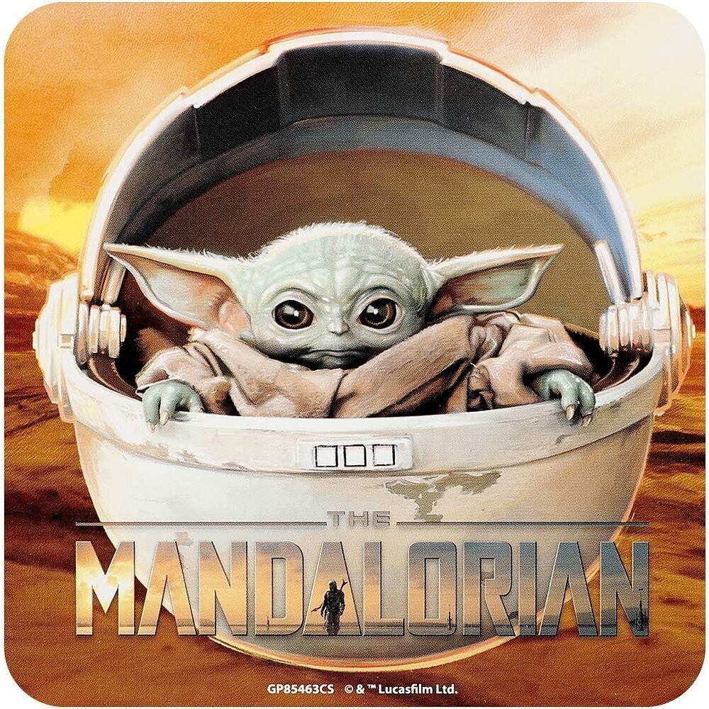 Star Wars Mandalorian Yoda the Child Mug + coaster and keychain set Nerdscape