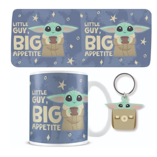 Star Wars Mandalorian Grogu Mug and keychain set Nerdscape