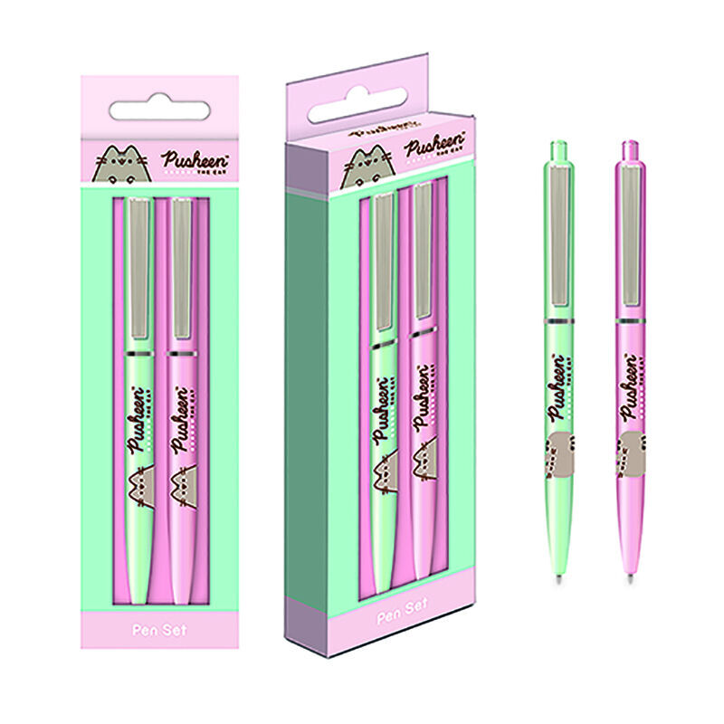 Lot de 2 stylos Pusheen