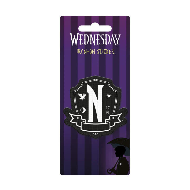 Wednesday Embroidery sticker Nerdscape