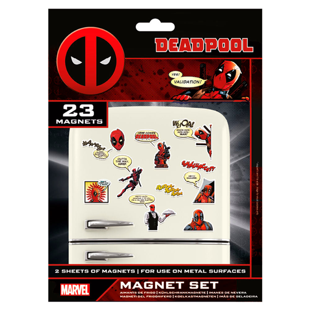 Marvel Deadpool Magnet Set