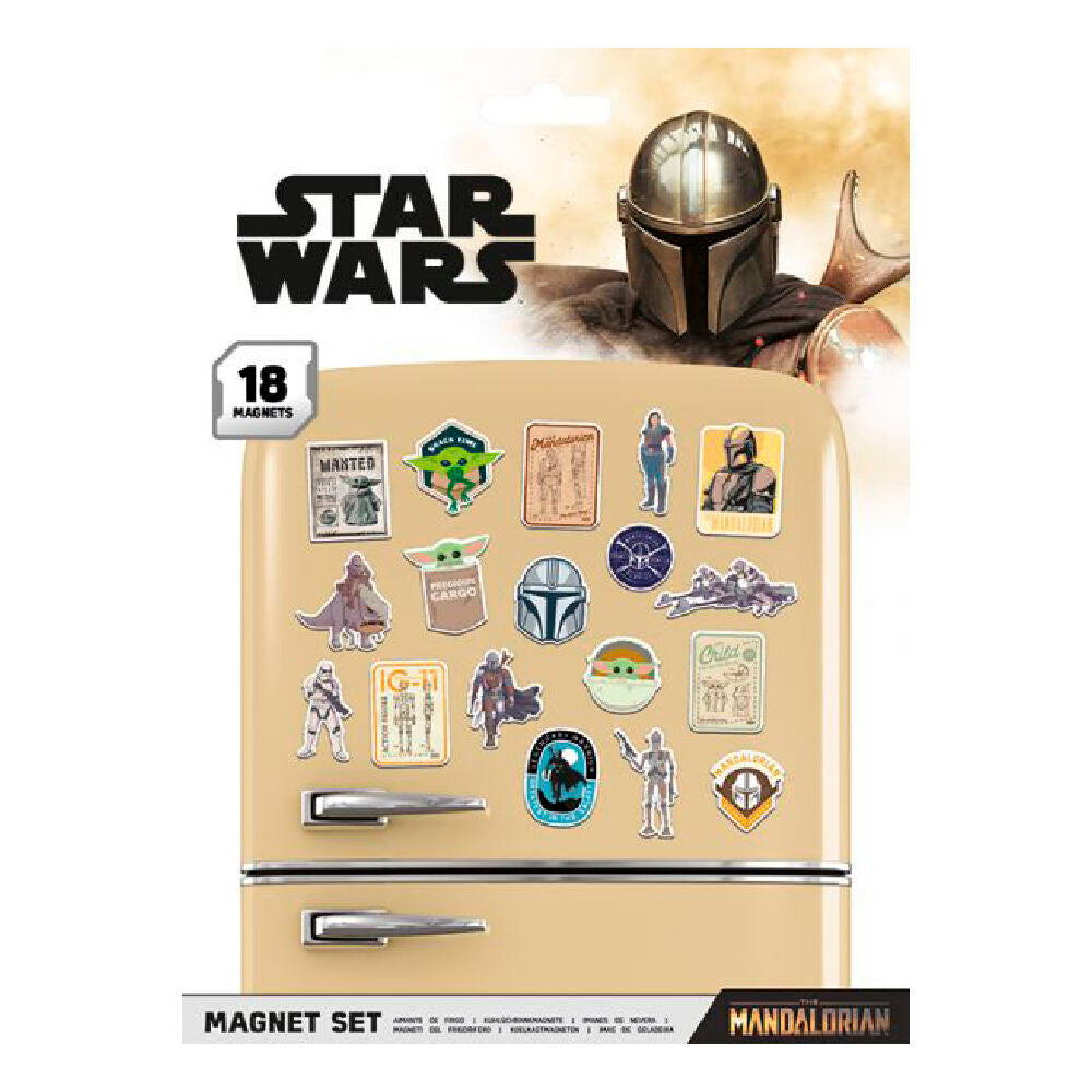 Star Wars The Mandalorian Bounty Hunter magnets set Nerdscape