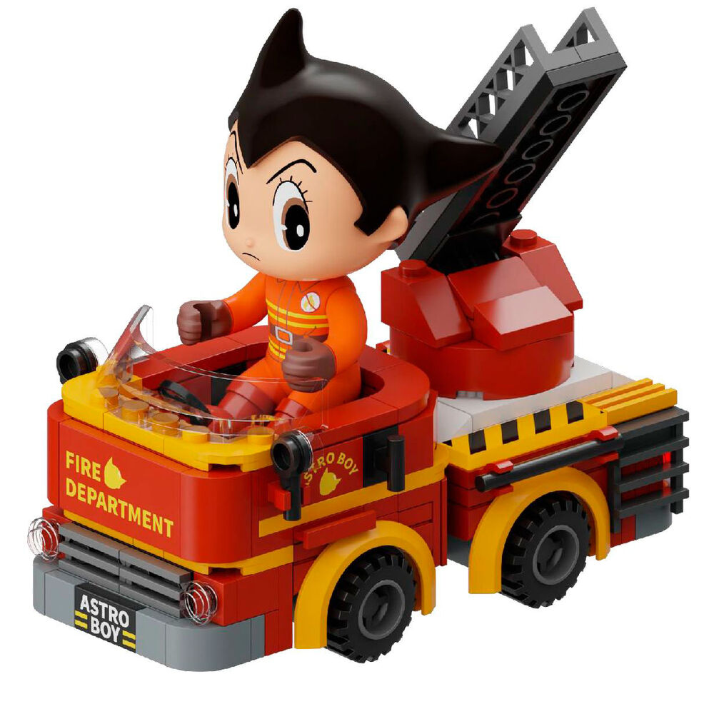 Camion de pompiers Astro Boy, kit de construction Astro Boy (184 pièces)
