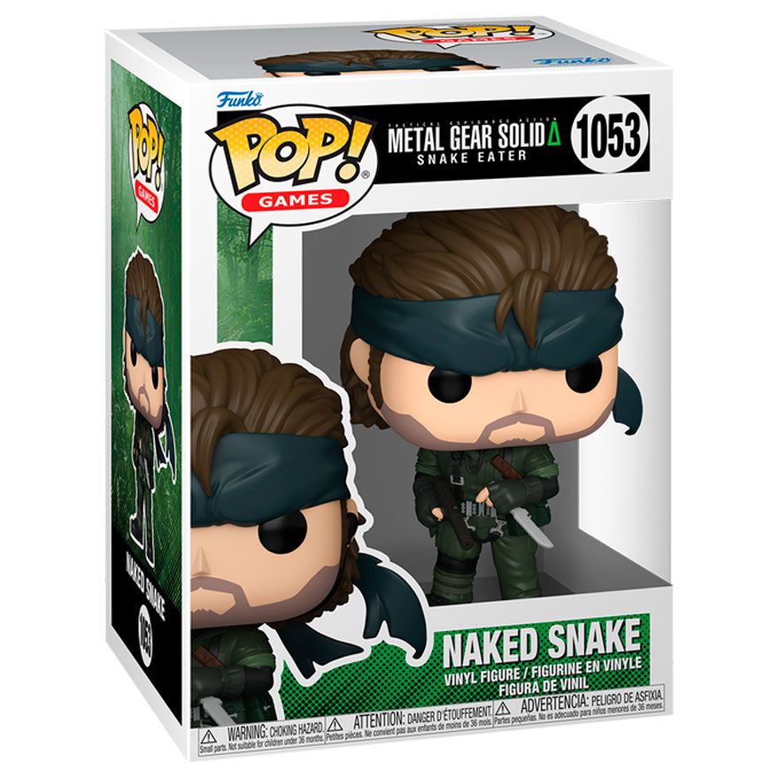 Funko Pop! Metal Gear Solid Naked Snake - Figura da Collezione Vinyl