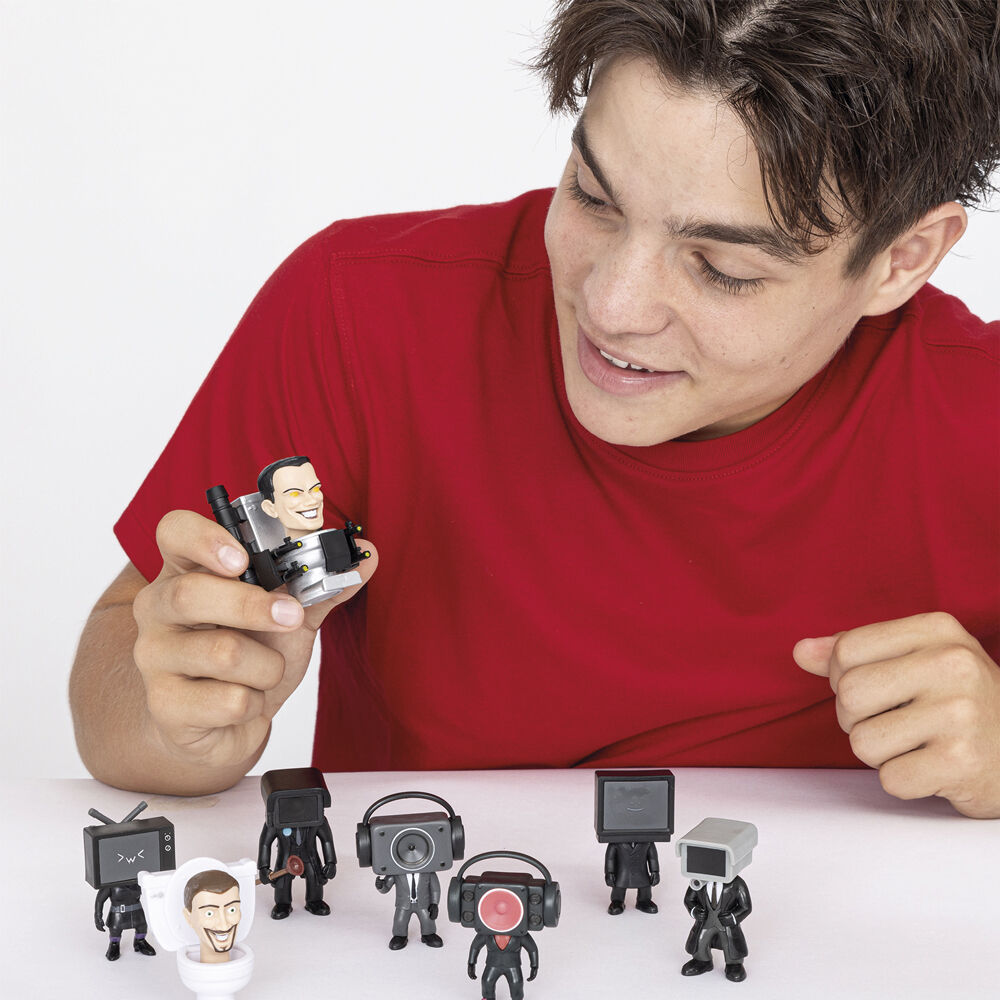 Nerdscape Skibidi Toilet Bustina Sorpresa Figura da Collezione