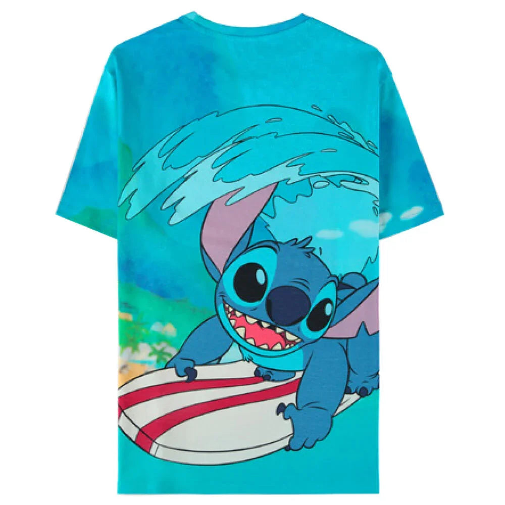 Disney Lilo & Stitch Surf digital printed t-shirt Nerdscape