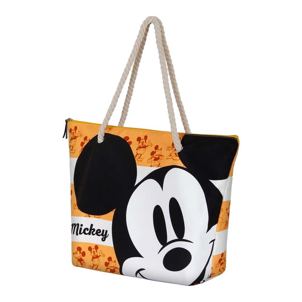 Sac de plage orange Disney Mickey