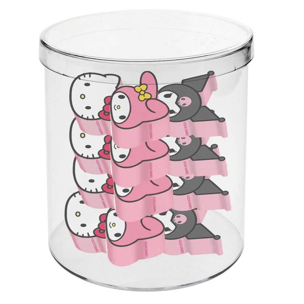 Hello Kitty Cube 12 erasers