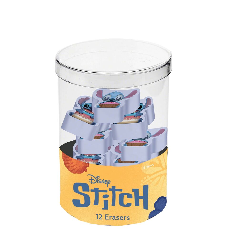 Disney Stitch Cube 12 erasers