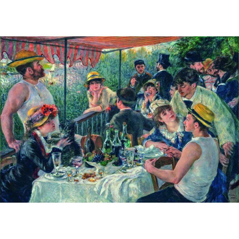 Puzzle de 1000 pièces représentant le Déjeuner des canotiers de Renoir (Musée Renoir)