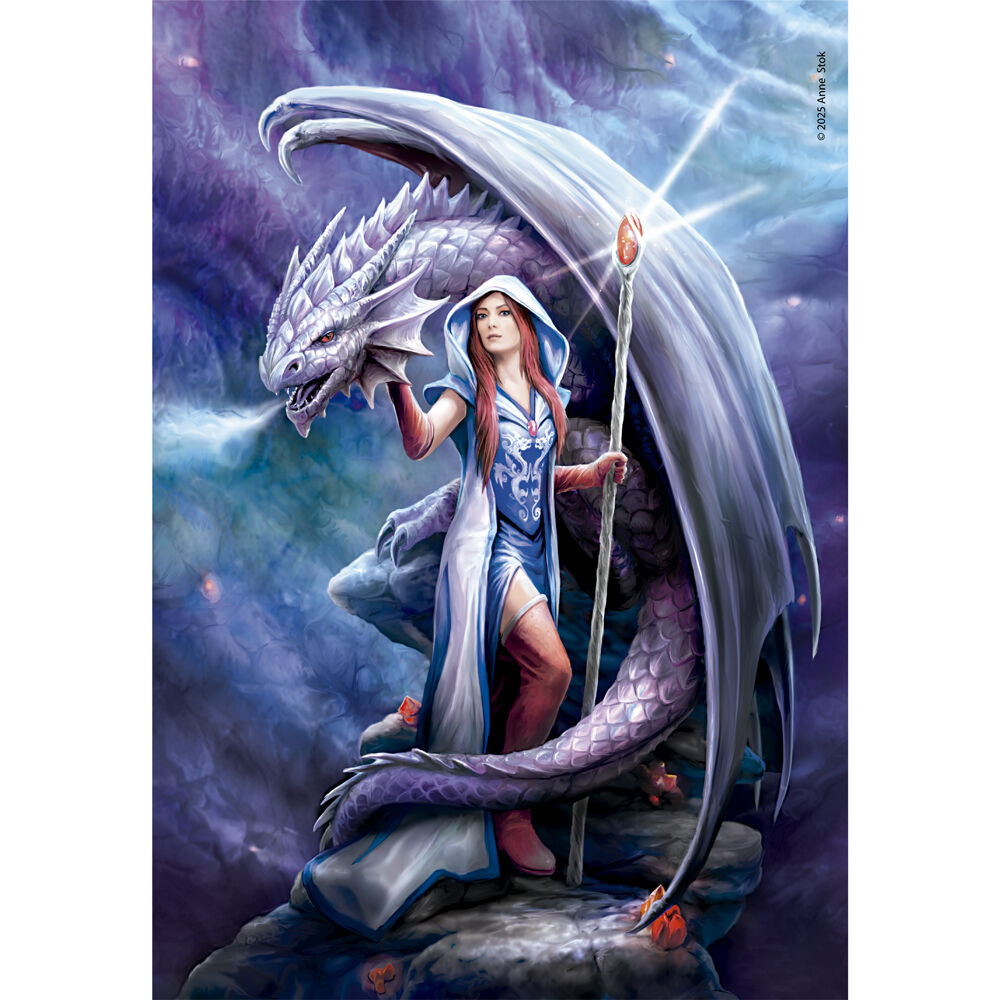 Puzzle Anne Stokes Dragon Mage 1000 pièces