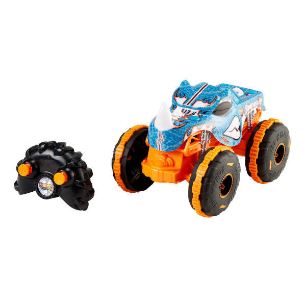 Voiture radiocommandée Hot Wheels Monster Trucks Rhinomite