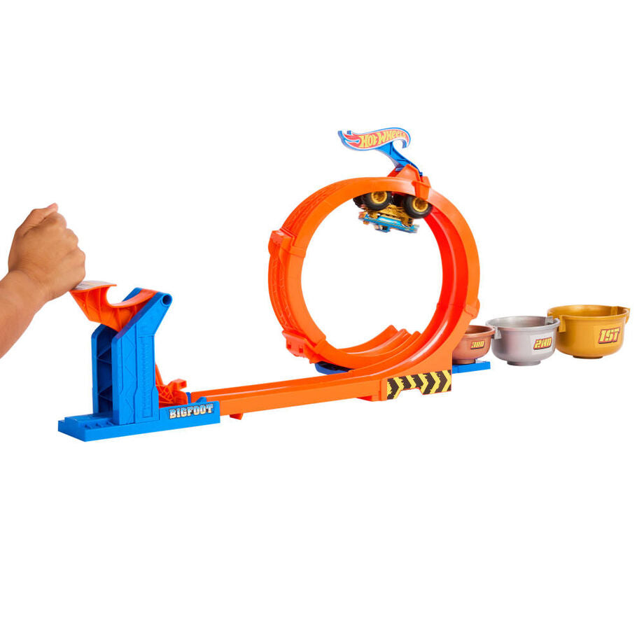 Défi du trophée des camions monstres Hot Wheels Loop et Flip