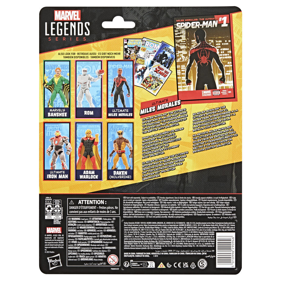 Marvel Legends Spider-Man Miles Morales Ultimate Figura da Collezione 15cm - Nerdscape