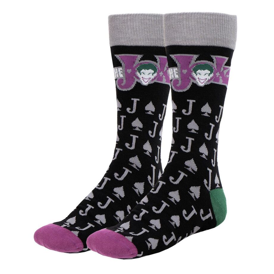 Lot de 3 chaussettes adultes Joker de DC Comics