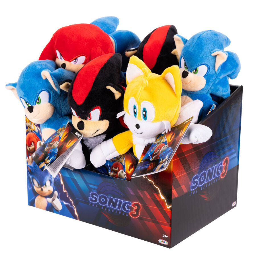 Sonic 3 The Movie Plush Toy 23cm - Nerdscape