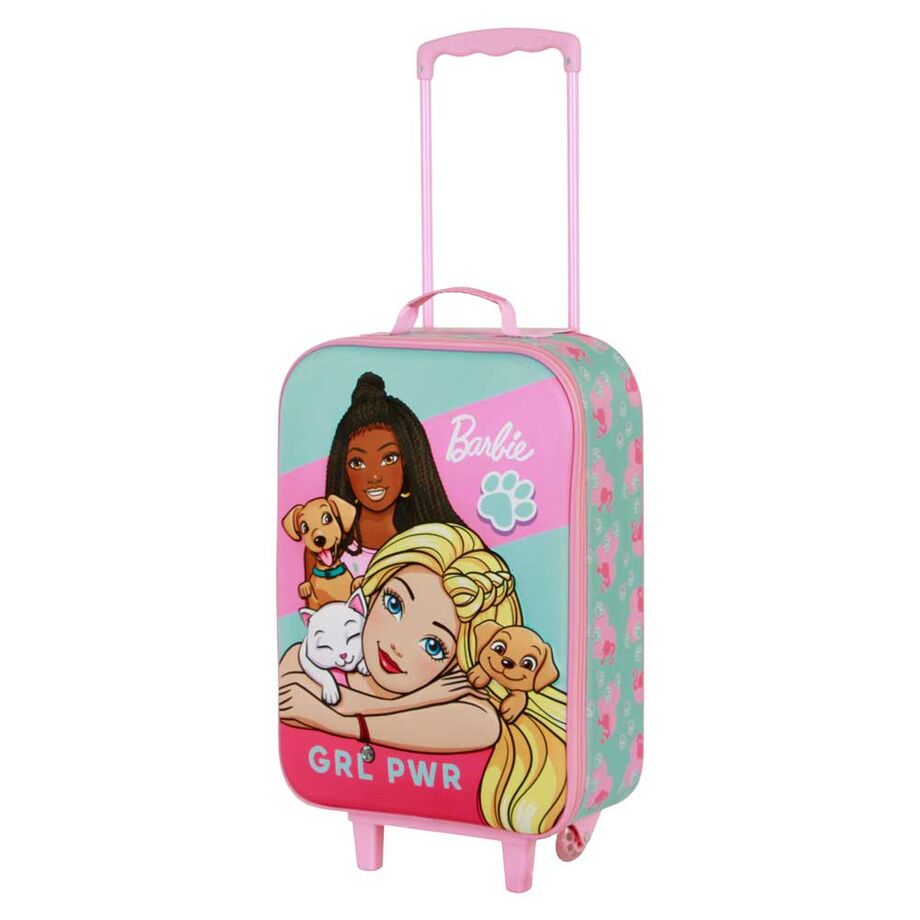 Valise à roulettes Barbie Pets 3D 52 cm