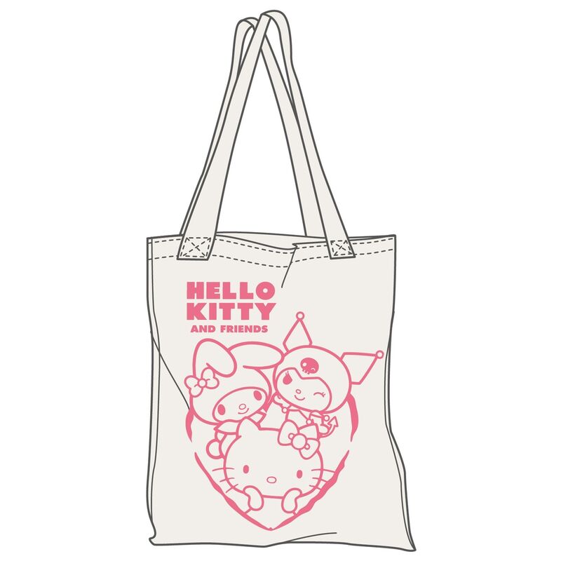 Sac de courses Hello Kitty et ses amis