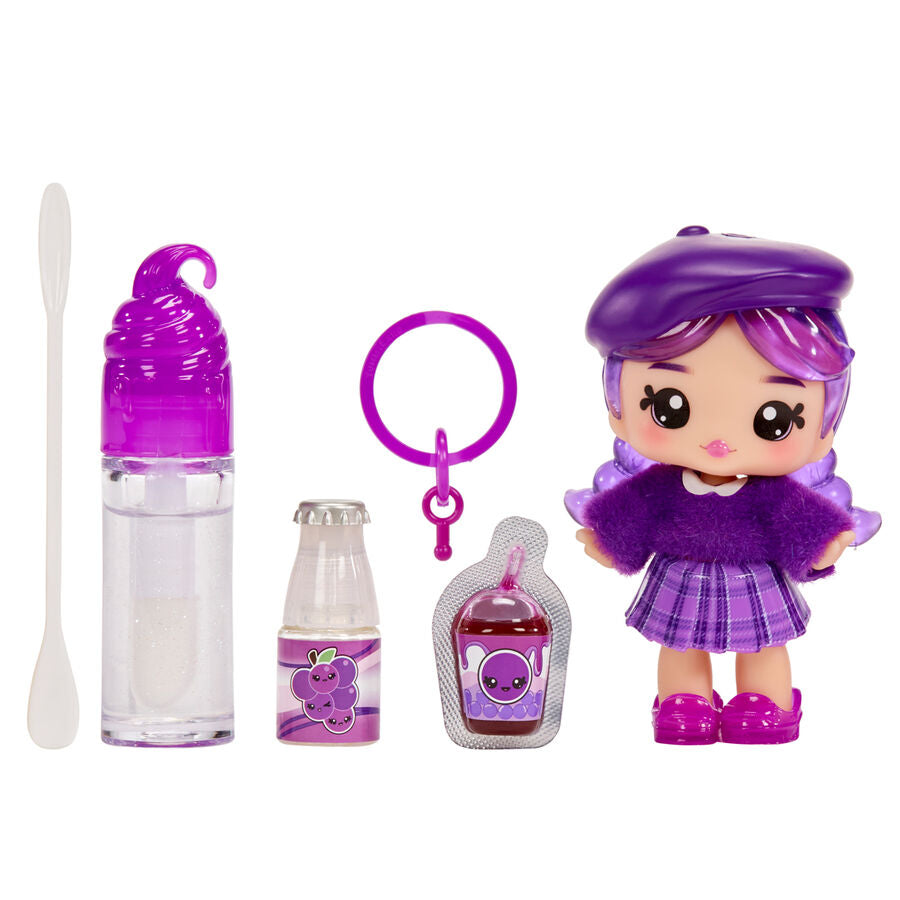 Yummiland assorted Mini doll + lip gloss