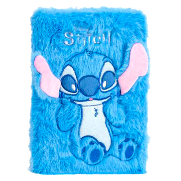 Disney Stitch plush notebook