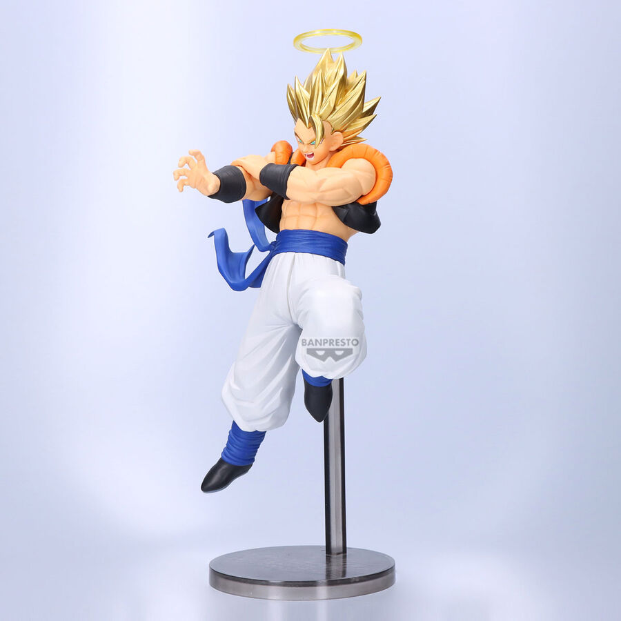 Figurine Dragon Ball Z Dokkan Battle Super Gogeta 10e anniversaire, 19 cm