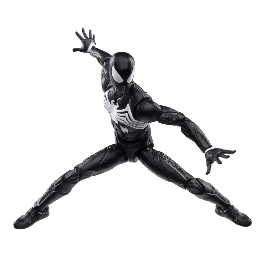 Figurine Marvel Legends Spider-Man 2 Peter Parker en costume noir, 15 cm