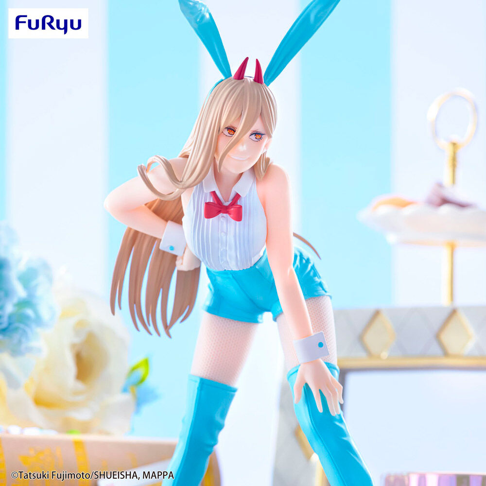 Chainsaw Man Power Light Blue Color Bicute Bunnies figure 25cm
