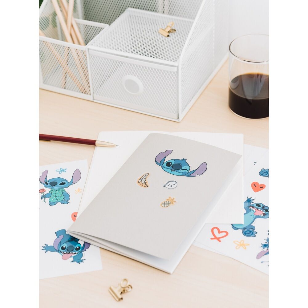 Disney Stitch reusable sticker set