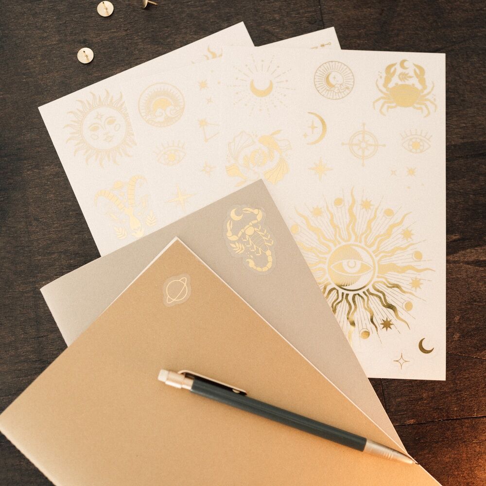 Astral reusable sticker set