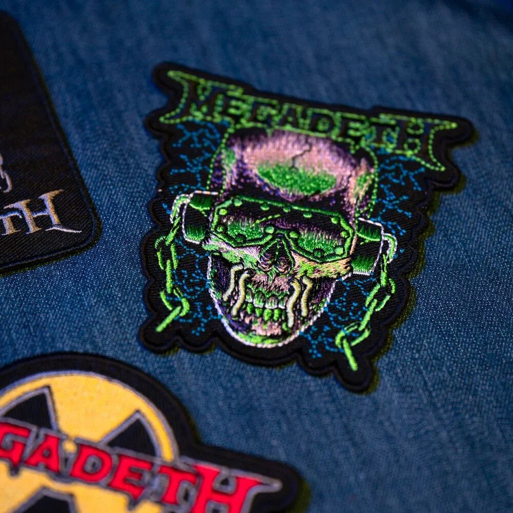 Megadeth Set 3 Patch Nerdscape – Toppa in Poliestere da Cucire o Incollare
