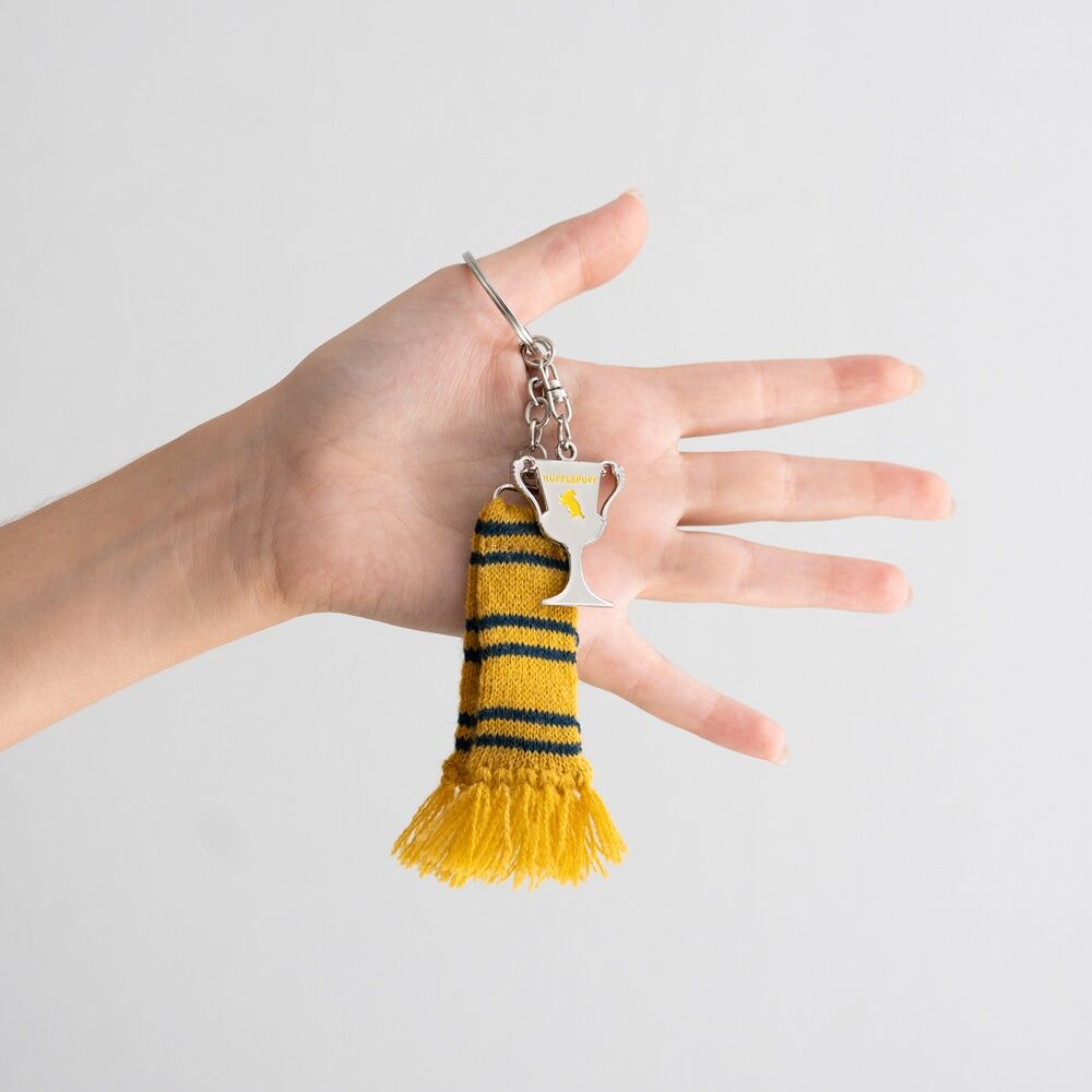 Harry Potter Hufflepuff scarf keychain