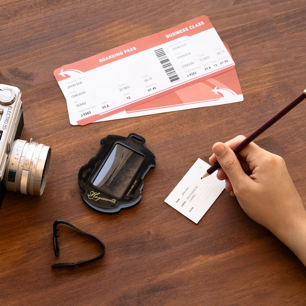 Étiquette à bagages Harry Potter Poudlard