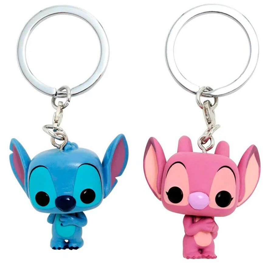 Pocket POP pack 2 keychain Disney Stitch & Angel