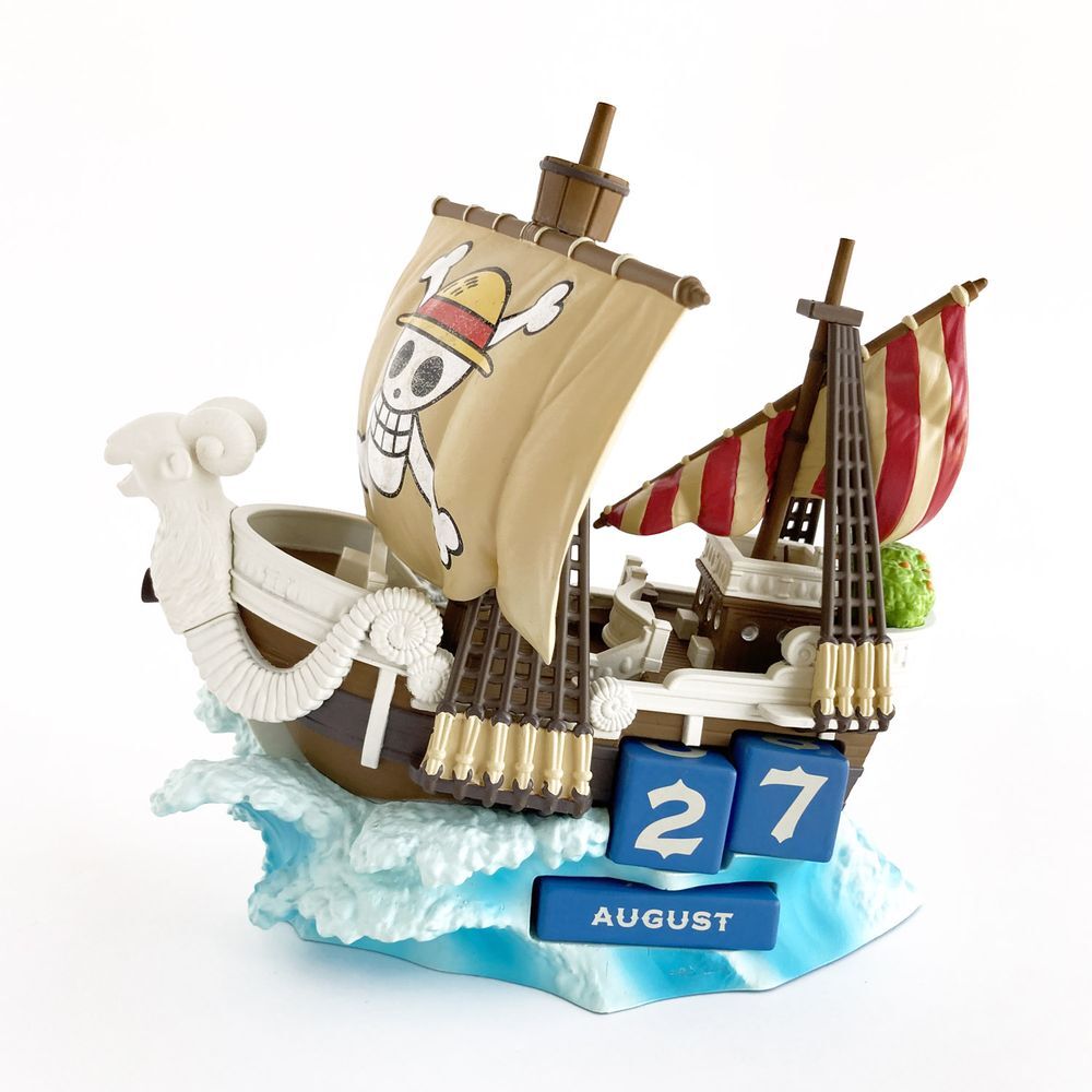 Calendrier perpétuel 3D One Piece Going Merry