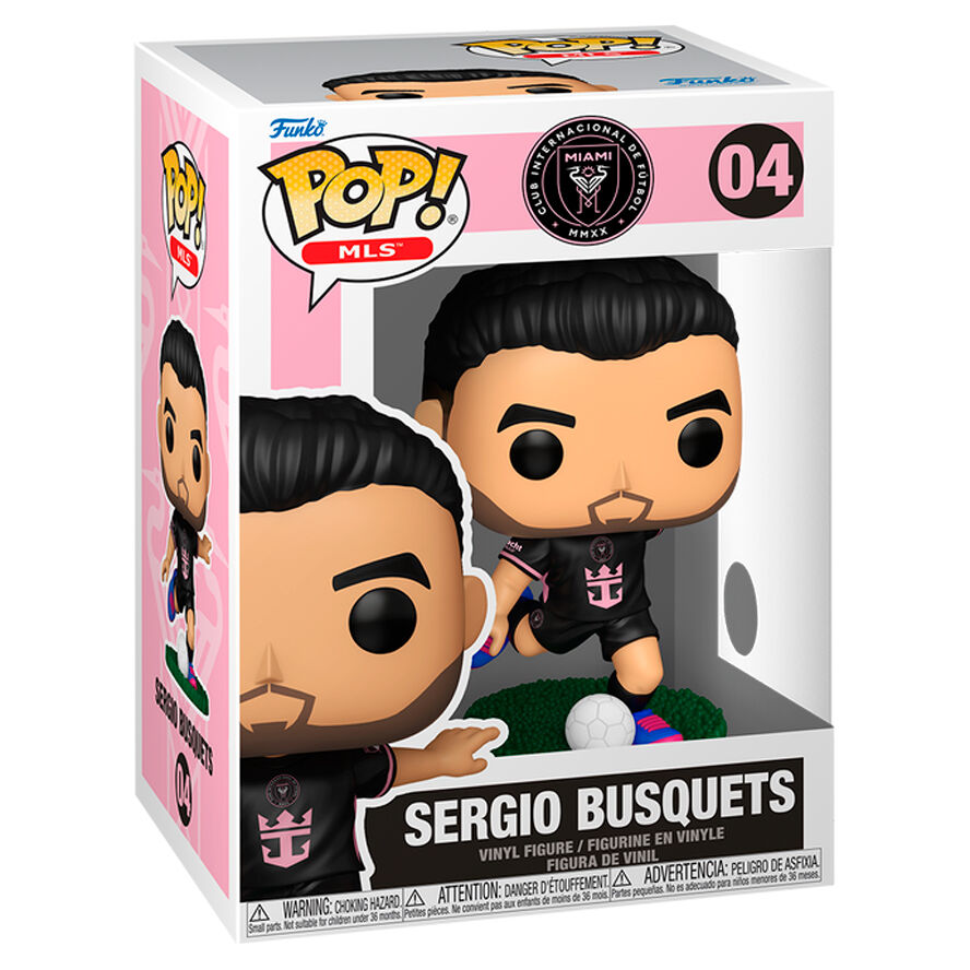 Funko Pop! Inter Miami Sergio Busquets - Figura da Collezione Vinyl