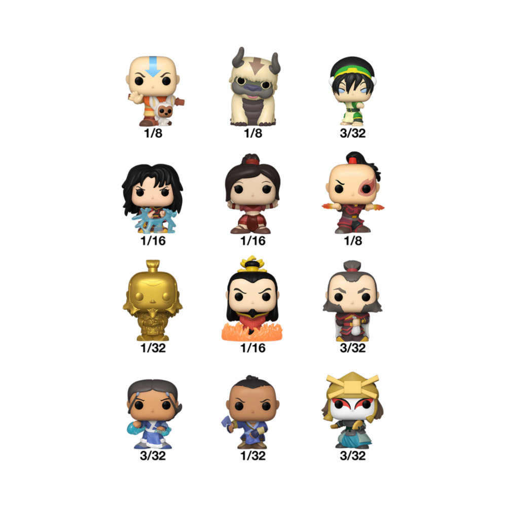 Assorted Bitty POP Mystery figure Avatar The Last Airbender