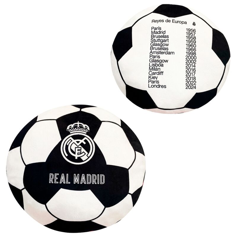 Coussin de ballon Real Madrid Rois Européens