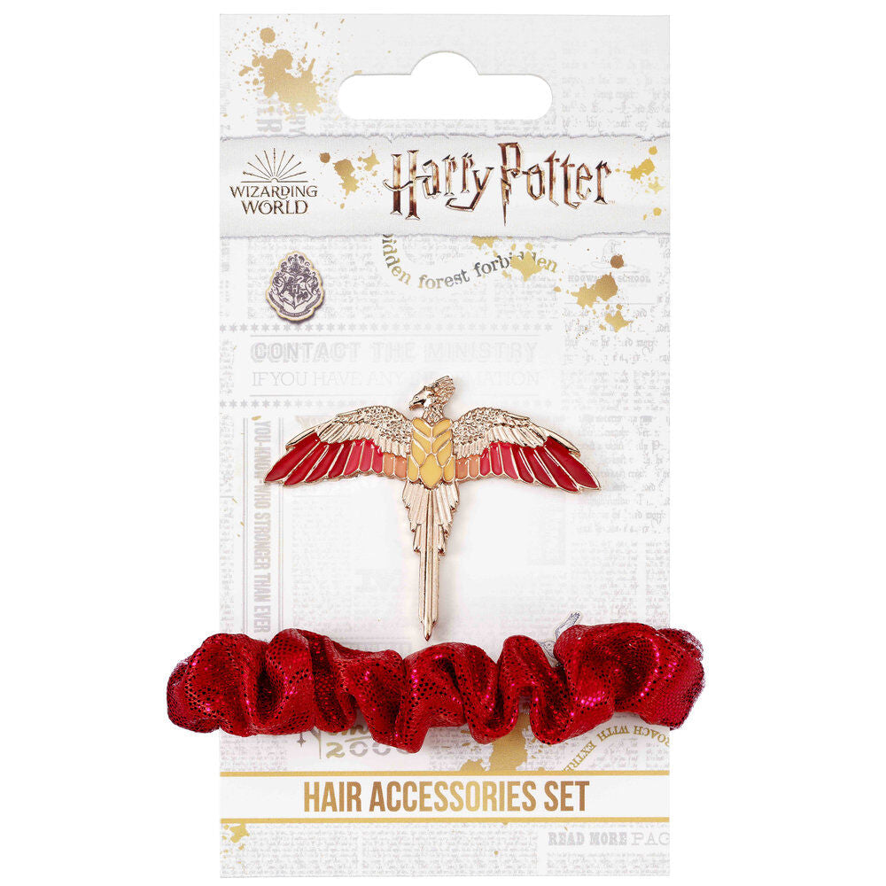 Harry Potter Fawkes Hair accessories set