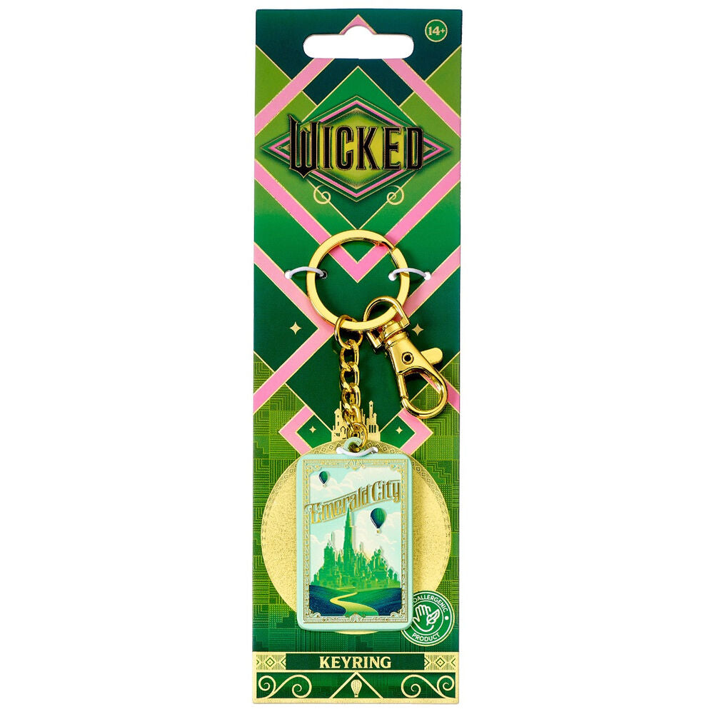 Wicked Emerald City keychain