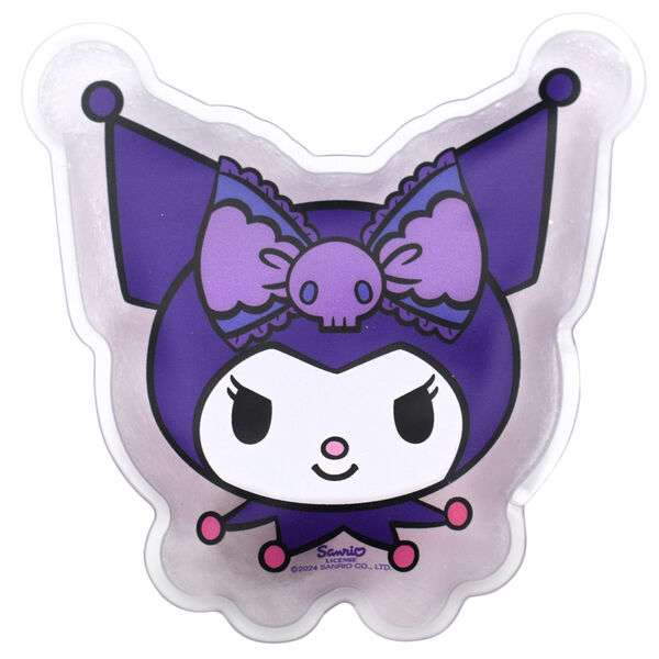 Personaggio Sanrio Kuromi in stile kawaii, sagomato, viola e nero, accessorio Nerdscape
