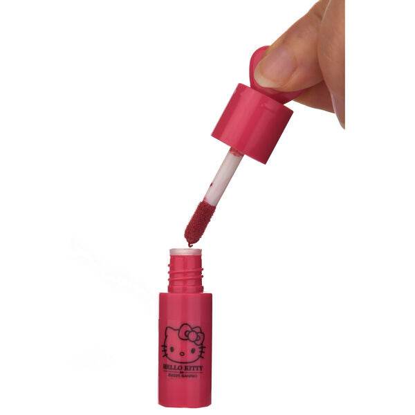 Lip gloss rosa Hello Kitty con applicatore, prodotto nerd su Nerdscape shop online.