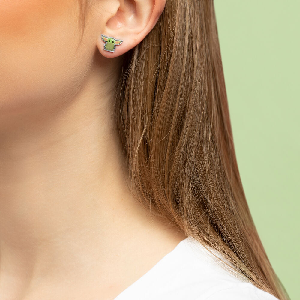 Ensemble de 3 paires de boucles d'oreilles Bébé Yoda Star Wars